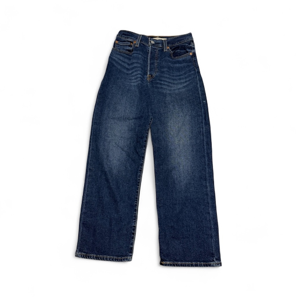 Levi's Blue Ribcage Straight Leg Jeans